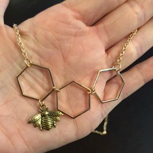 Honey bee necklace